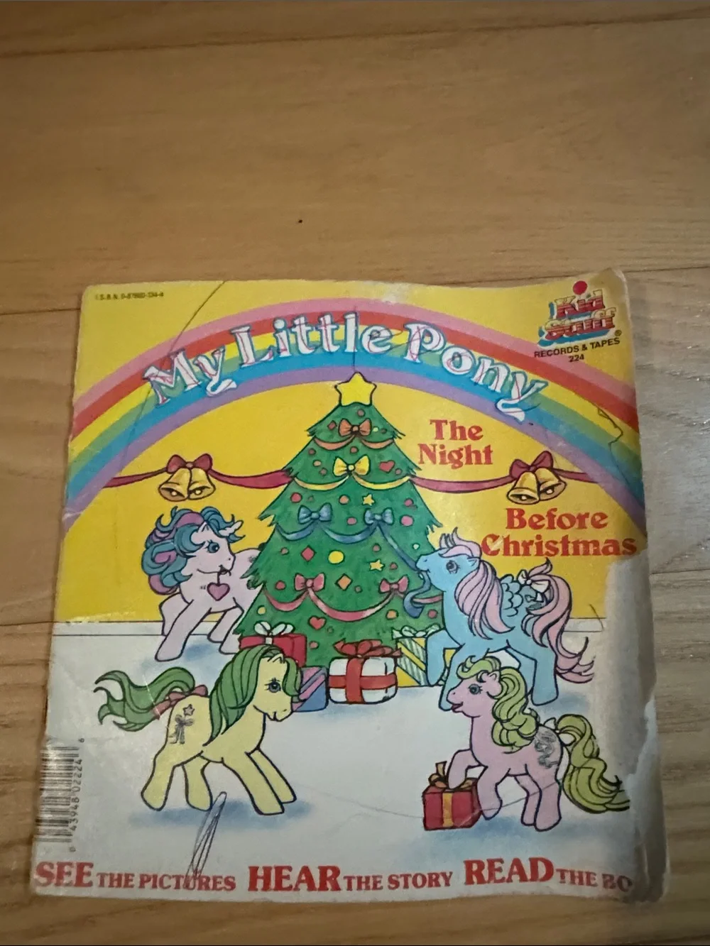 My Little Pony MLP 6 Pony Bundle w/ Vintage Christmas Book Hasbro